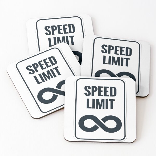 Item preview, traffic sign speed limit, unlimited designed and sold by Numbers-Art.