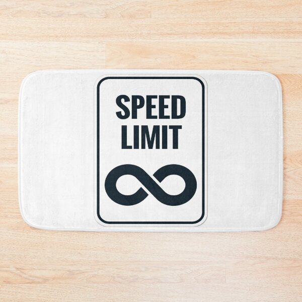 Item preview, traffic sign speed limit, unlimited designed and sold by Numbers-Art.