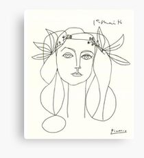 Picasso-Skizze Leinwanddruck