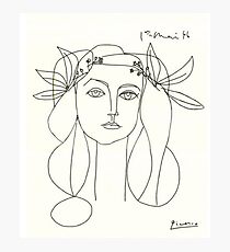 Picasso Sketch Photographic Print