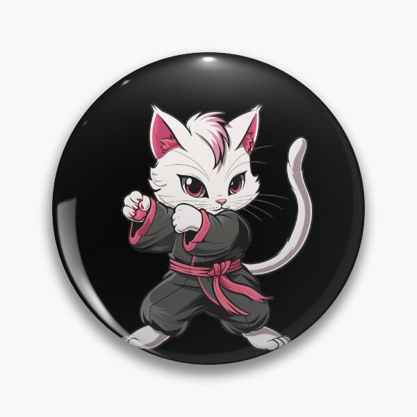Item preview, Karate Taekwondo Funny Cat Jiu Jitsu Women Girls MMA designed and sold by BlueBerry-Pengu.