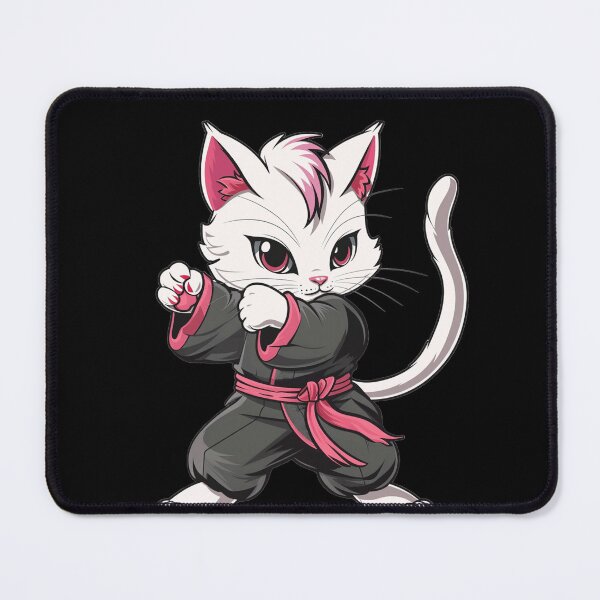 Item preview, Karate Taekwondo Funny Cat Jiu Jitsu Women Girls MMA designed and sold by BlueBerry-Pengu.