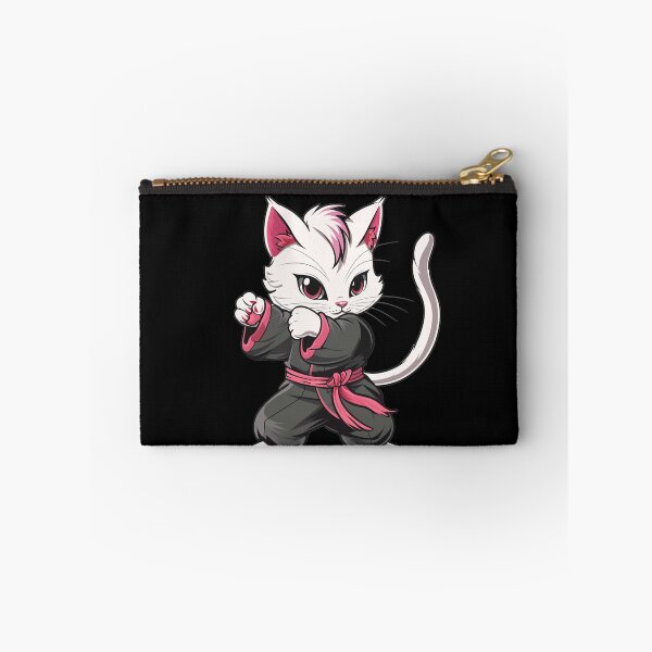 Item preview, Karate Taekwondo Funny Cat Jiu Jitsu Women Girls MMA designed and sold by BlueBerry-Pengu.