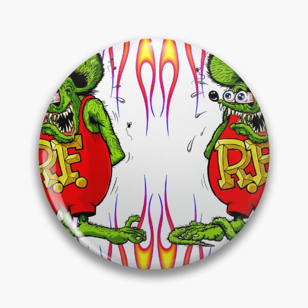 Item preview, the rat fink with flames designed and sold by hotrodspirit.
