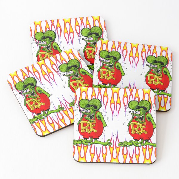 Item preview, the rat fink with flames designed and sold by hotrodspirit.