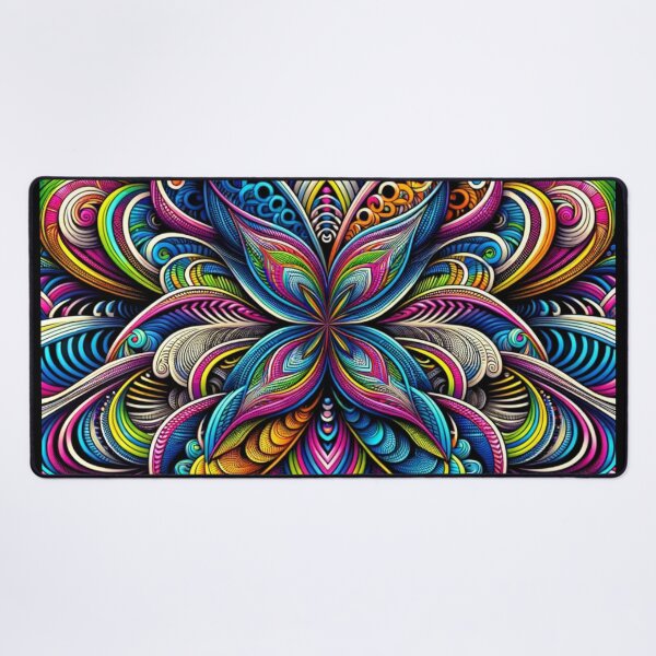 Item preview, Complex multicolor optical illusion designed and sold by ArtemisDesignAI.