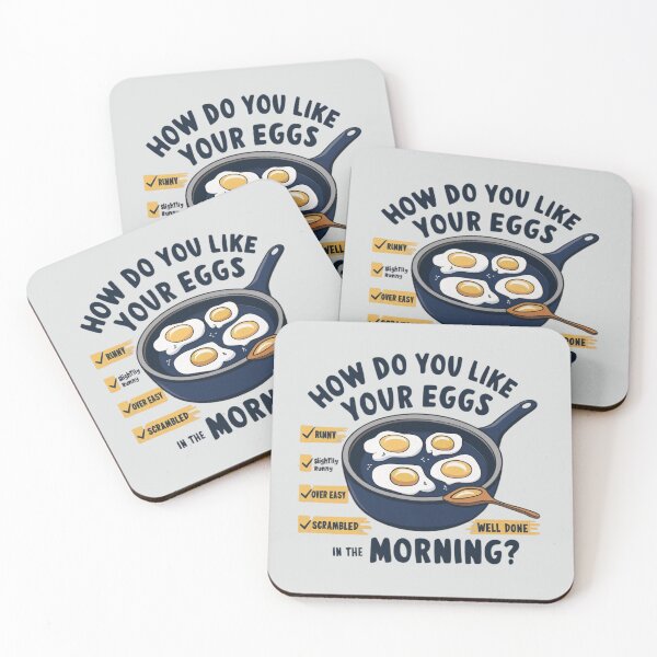 Item preview, How Do You Like Your Eggs In The Morning? designed and sold by FanaticB.