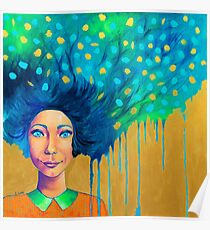 Dripping Hair Poster
