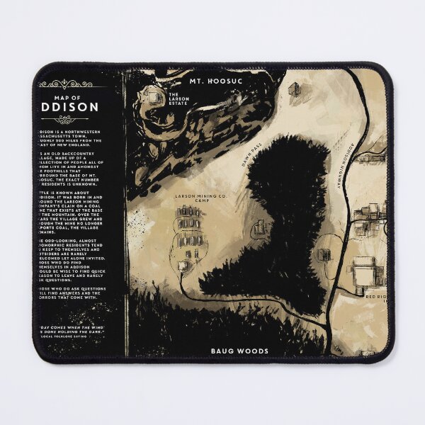 Item preview, Map of Addison designed and sold by MalevolentCast.