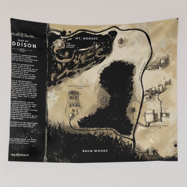 Item preview, Map of Addison  designed and sold by MalevolentCast.
