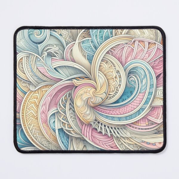 Item preview, Pastel tones optical illusion designed and sold by ArtemisDesignAI.