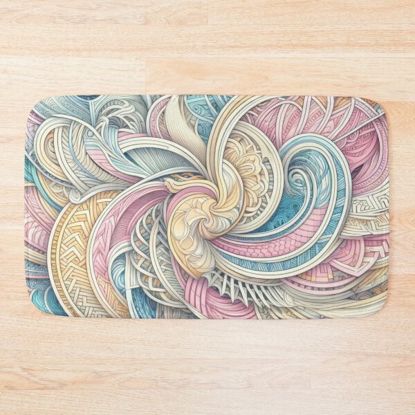 Item preview, Pastel tones optical illusion designed and sold by ArtemisDesignAI.