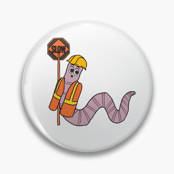 Item preview, Construction Worm  designed and sold by kmccoart13.