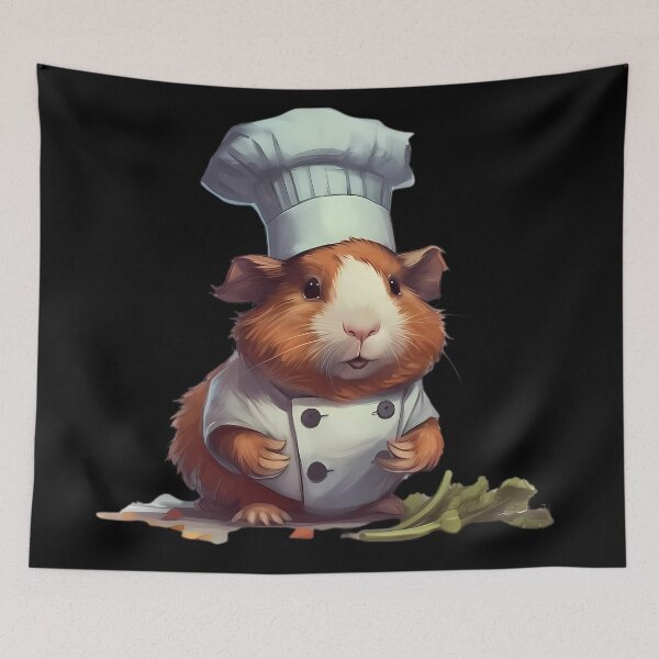 Item preview, "Guinea Pig into a Chef" designed and sold by Art-Vortex-fr.