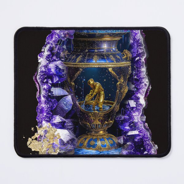 Item preview, Aquarian Elegance: The Golden Water Bearer designed and sold by TQDitty.