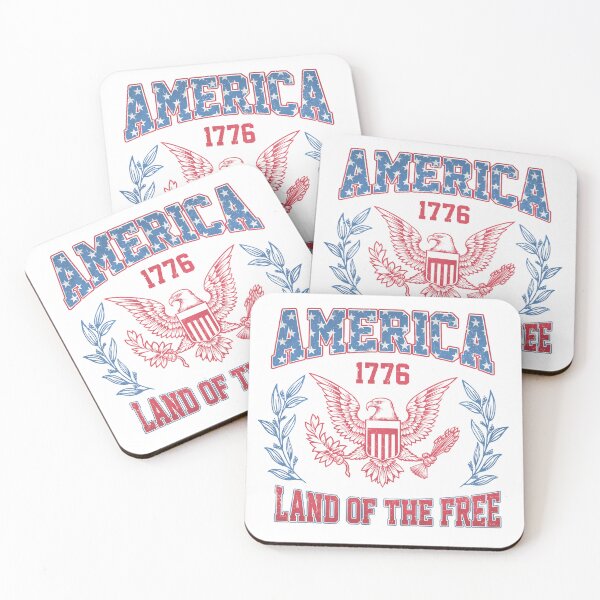 Item preview, America Land of the Free Patriotic Eagle designed and sold by Alyssa Ernst.