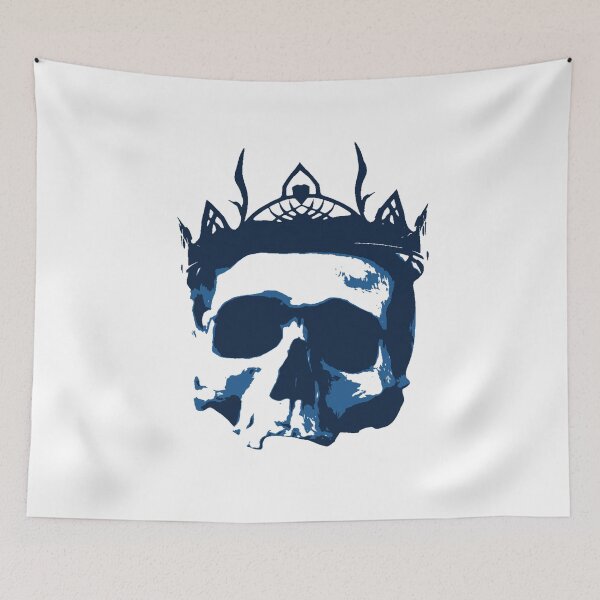 Item preview, Royal skull blue designed and sold by CaraVendetta.