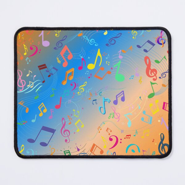 Item preview, Musical Notation Everywhere In Color  designed and sold by BrightrDayMusicArt.
