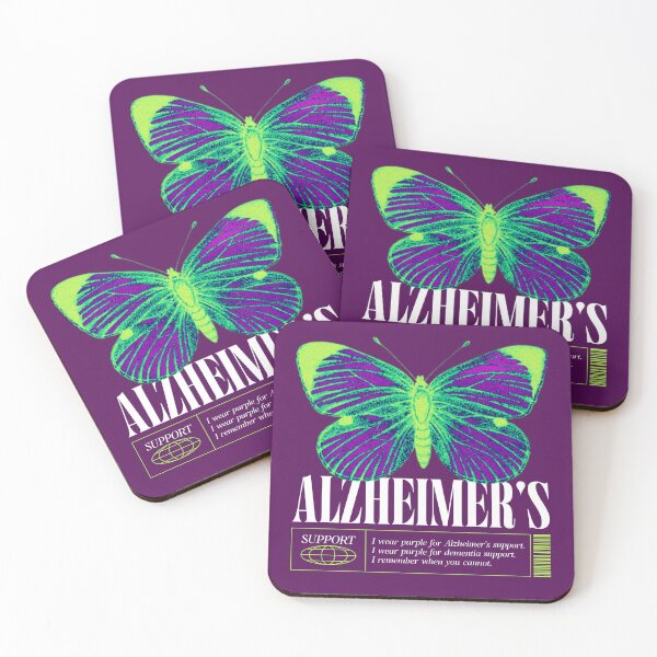 Aperçu de l'œuvre Papillon de sensibilisation à la maladie d'Alzheimer 2 créée et vendue par Whackadoodletee.
