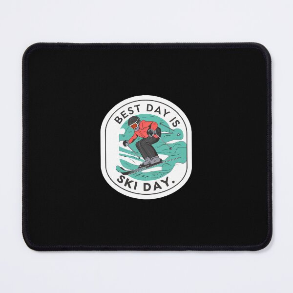 Item preview, Best skiing day sticker designed and sold by AlbertooM.