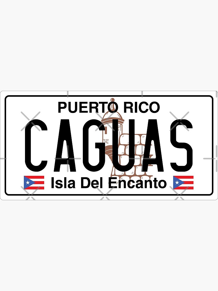 "PR Plate Caguas" Poster by snxworld Redbubble