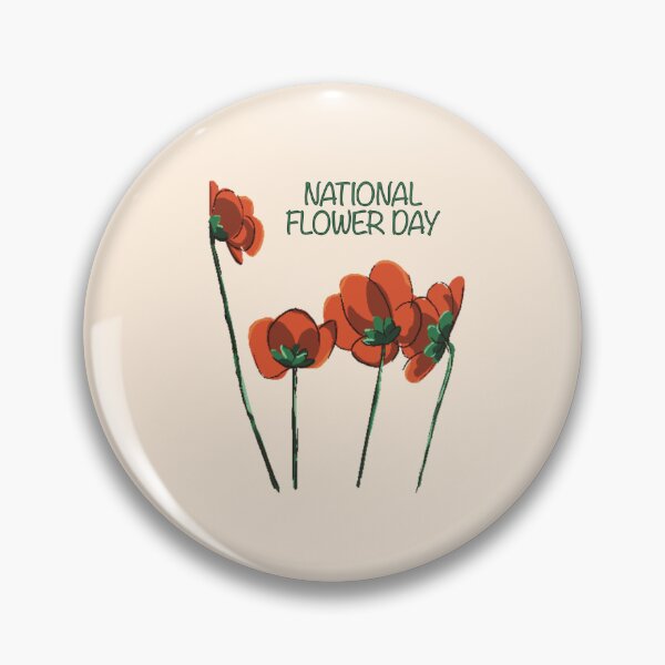 Item preview, National Flower Day Holiday  designed and sold by Fransyn.