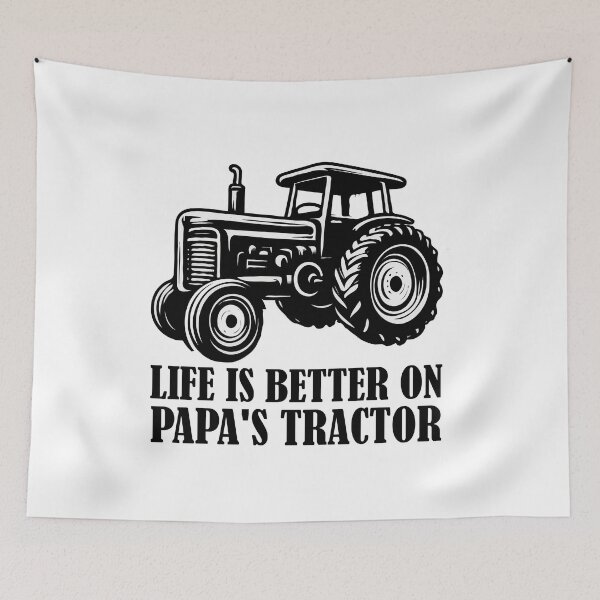 Item preview, Life Is Better On Papa's Tractor designed and sold by Stick-Artistry.