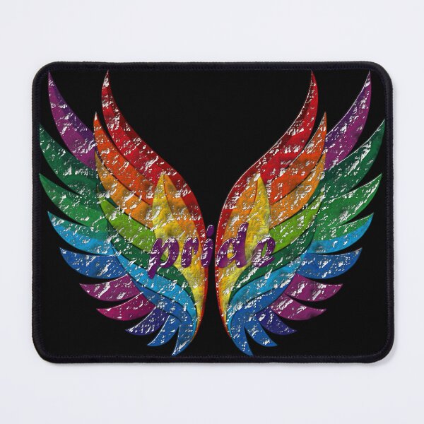 Item preview, Wings of Pride,rainbow color wings designed and sold by AgarutanPrint.