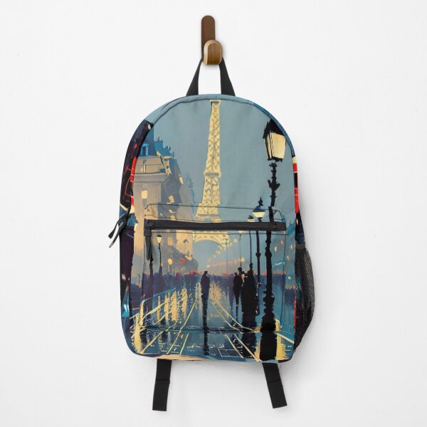 Item preview, “Paris Nocturne: Watercolor Night Tapestry of Timeless Beauty”…Art By Carraann designed and sold by CARRAANN.