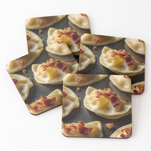 Item preview, Perogies de queso cheddar y tocino designed and sold by ArtfullMinds.