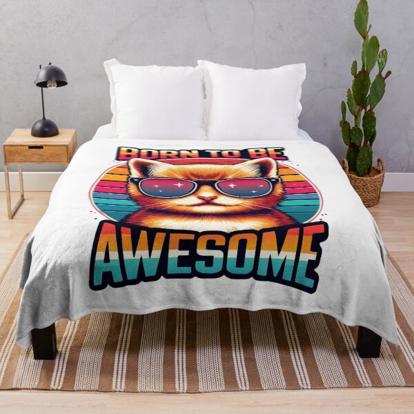 Item preview, Cool Cat - Born to Be Awesome designed and sold by SerhiiArt.