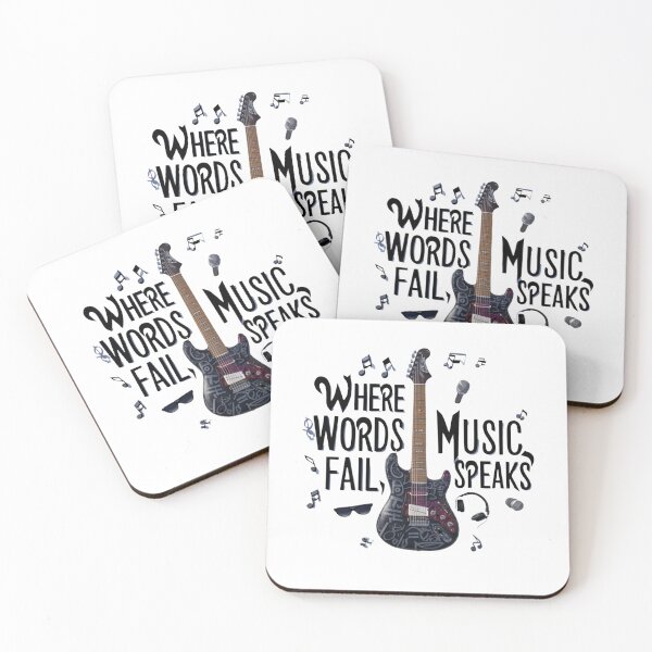 Item preview, Where Words Fail Music Speaks designed and sold by FanaticB.