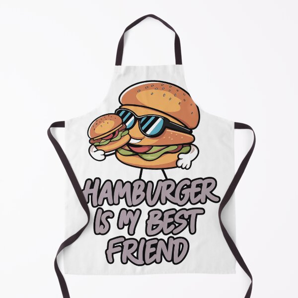 Item preview, Hamburger Is My Best Friend Funny Design designed and sold by Quirky Shirts.
