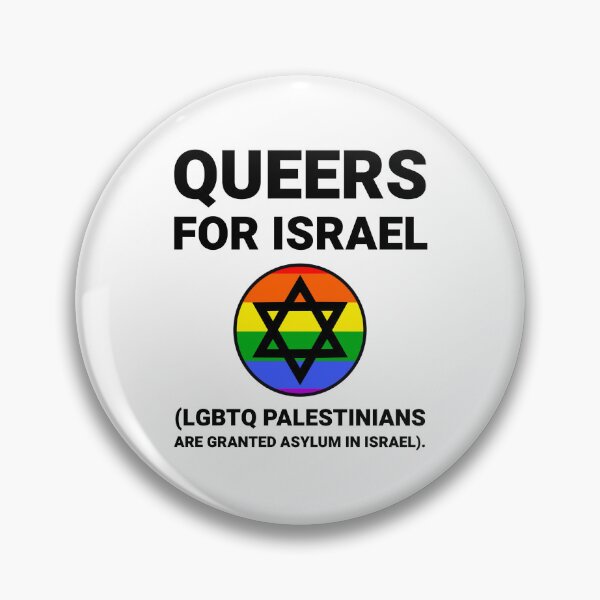 Item preview, Queers for Israel  designed and sold by Rachel the Artist .