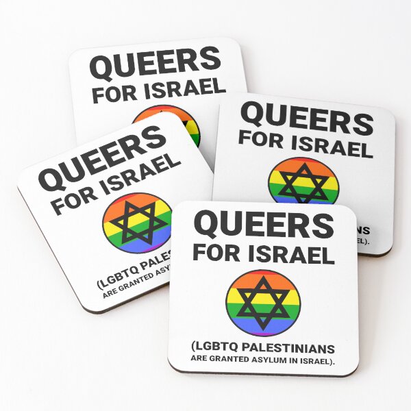Item preview, Queers for Israel  designed and sold by Rachel the Artist .