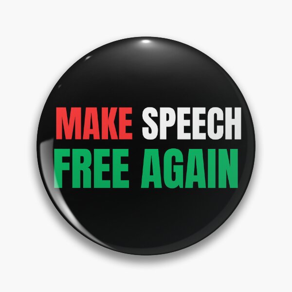 Item preview, Make Speech Free Again designed and sold by ANNINOART ⭐⭐⭐⭐⭐.