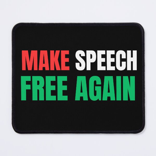 Item preview, Make Speech Free Again designed and sold by ANNINOART ⭐⭐⭐⭐⭐.