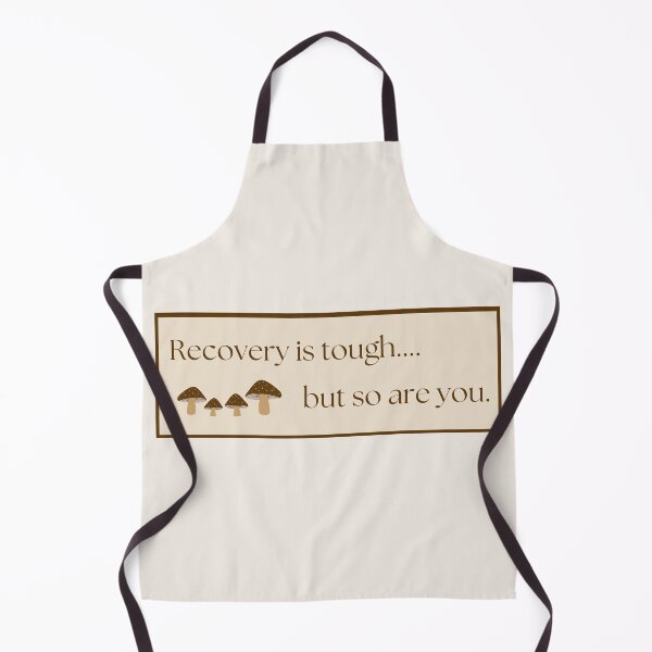 Item preview, Recovery is tough... but so are you with brown mushrooms designed and sold by kjwenzel11.