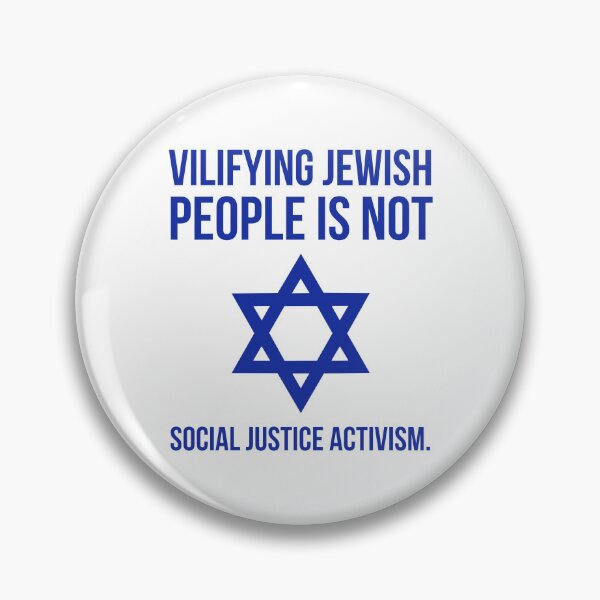 Item preview, Vilifying Jewish people is not social justice activism  designed and sold by Rachel the Artist .