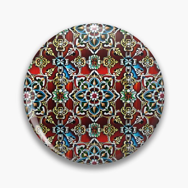 Item preview, Filigree Art Elegant & Royal White Daisy Red Mandala 2X designed and sold by Zeporas Castle.