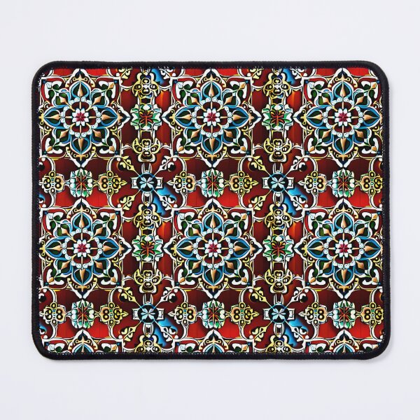 Item preview, Filigree Art Elegant & Royal White Daisy Red Mandala 2X designed and sold by Zeporas Castle.