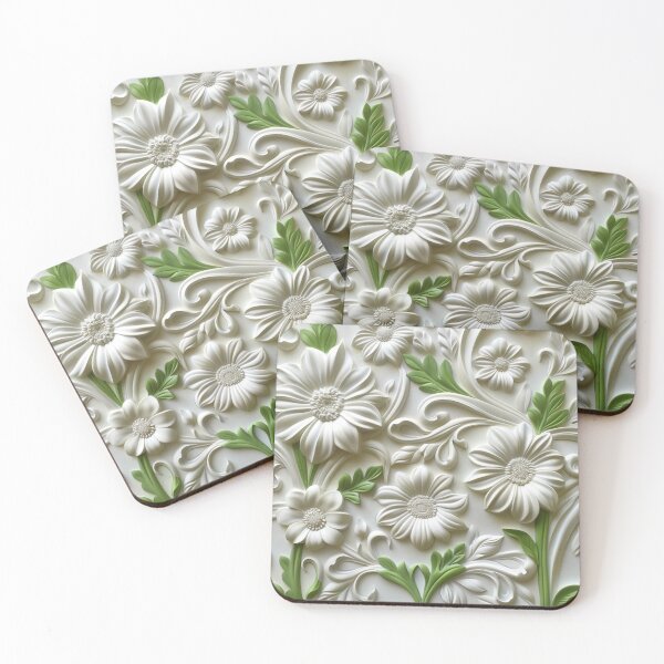 Item preview, Floral Creamcolored Pattern designed and sold by NicolasGlowArt.