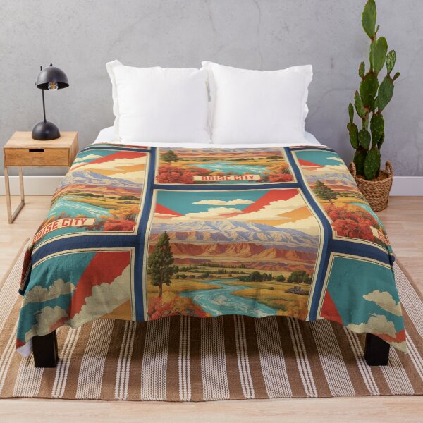 Item preview, Boise City Idaho USA Vintage Travel Tourism designed and sold by TravelersGems.