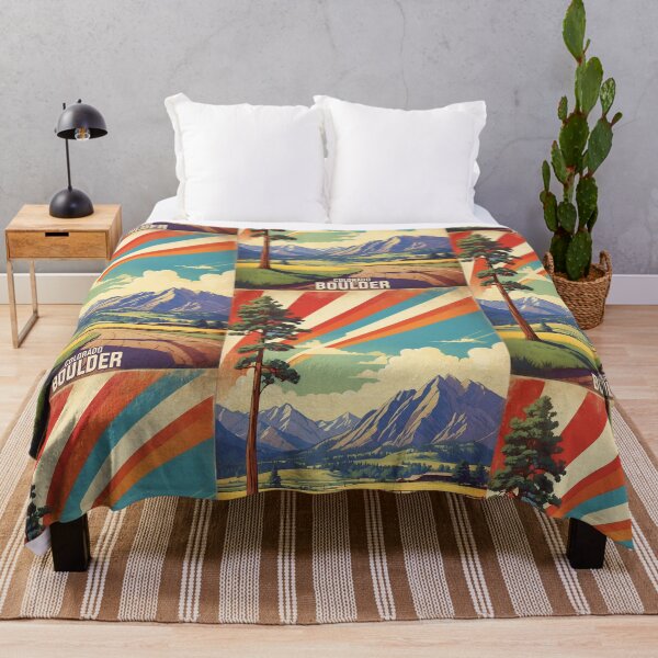 Item preview, Boulder Colorado USA Vintage Travel Tourism designed and sold by TravelersGems.