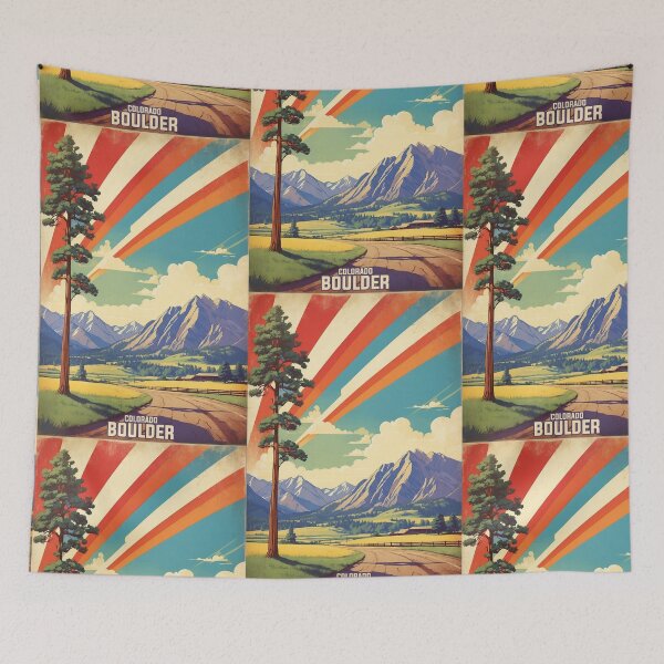 Item preview, Boulder Colorado USA Vintage Travel Tourism  designed and sold by TravelersGems.