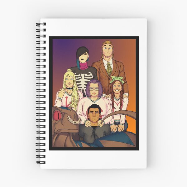 Item preview, runaways family photo - blue orange background designed and sold by obsedian-dream.