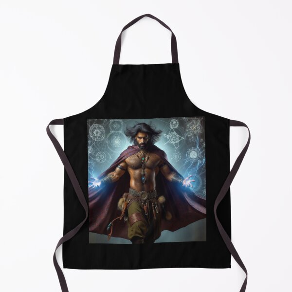 Item preview, Fantasy Sexy Warlock With Sigils designed and sold by MysticOzzy.