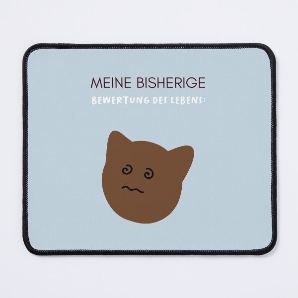 Item preview, Meine bisherige Bewertung des Lebens | Cute Cat Cartoon Illustration designed and sold by RM-Journey.