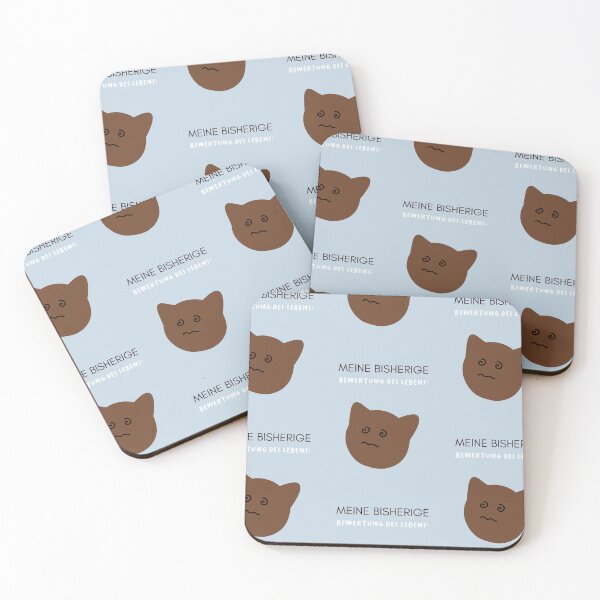 Item preview, Meine bisherige Bewertung des Lebens | Cute Cat Cartoon Illustration designed and sold by RM-Journey.
