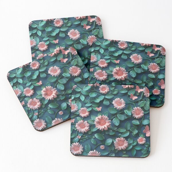 Item preview, Plasticine Floral Pattern designed and sold by NicolasGlowArt.